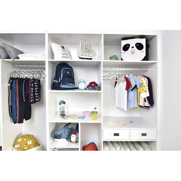 Вішалки для одягу: спідниці, штани, блузки, піджаки, сорочки, легінси. 360° обертання, рожевий/сірий, 10 шт.