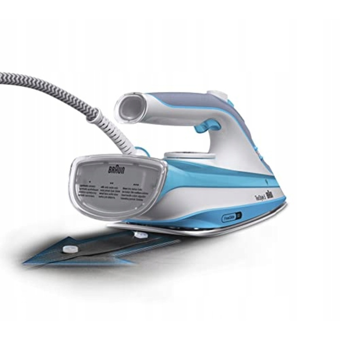 Парова праска BRAUN TexStyle 5 2600W Freeglide 3D, синя