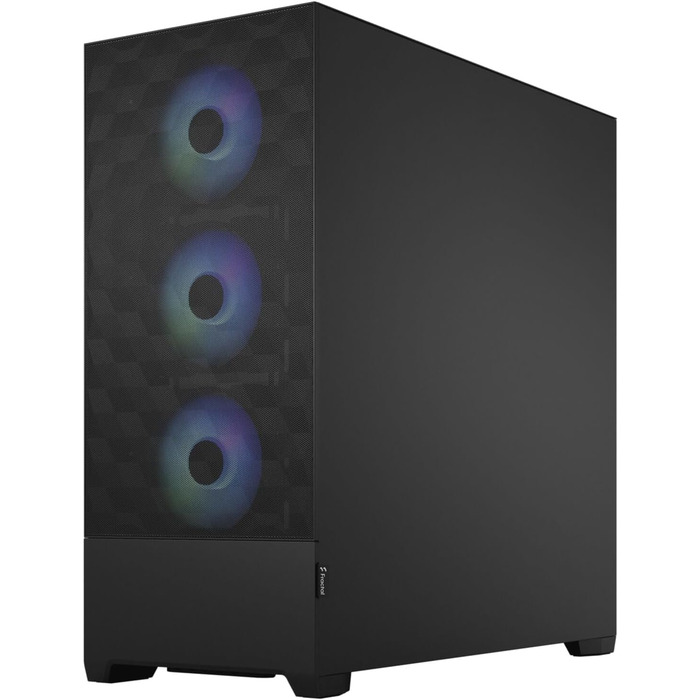 Корпус для ПК Fractal Design Pop Black з темперованим склом та сіткою Honeycomb Mesh - RGB, XL, для геймінгу