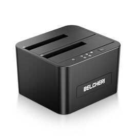 Док-станція для HDD/SSD USB 3.0 на 2 слоти, для 2.5
