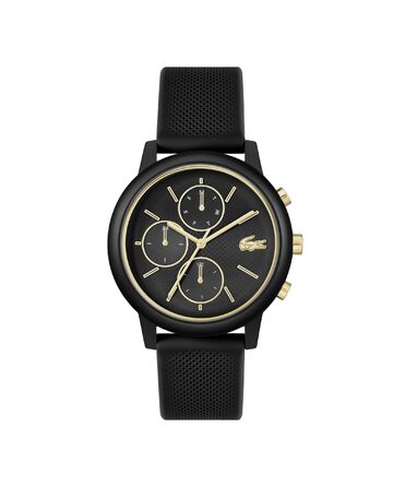 Годинник чоловічий Lacoste 12.12 Move кварцовий силіконовий блакитний/зелений/чорний
