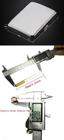 Елегантне металеве тютюноприладдя для 16 сигарет з подарунковою коробкою, срібного кольору