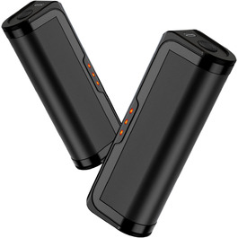 Jonwall Електричні кишенькові грілки для рук 2 шт., USB-зарядка, 3 рівні нагріву, для кемпінгу, гольфу, теплий подарунок, чорний