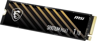 SSD накопичувач MSI Spatium M461 PCIe 4.0 NVMe M.2 1TB - високошвидкісний SSD для ігор та роботи