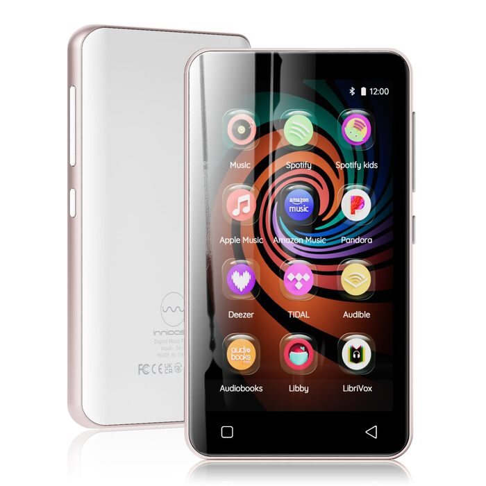 MP3 плеєр з Bluetooth та WiFi Inioasis для дітей: Android, Spotify, Amazon Music, 4