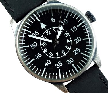 Годинник Mil-Tec Fliegeruhr Retro Mechanical Black Dial