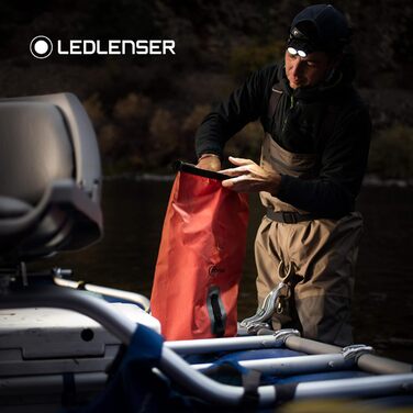 Налобний ліхтар Ledlenser H19R Core 3500 лм, акумуляторний, LED, червоне світло, IP67, USB-зарядка, дальність 300 м