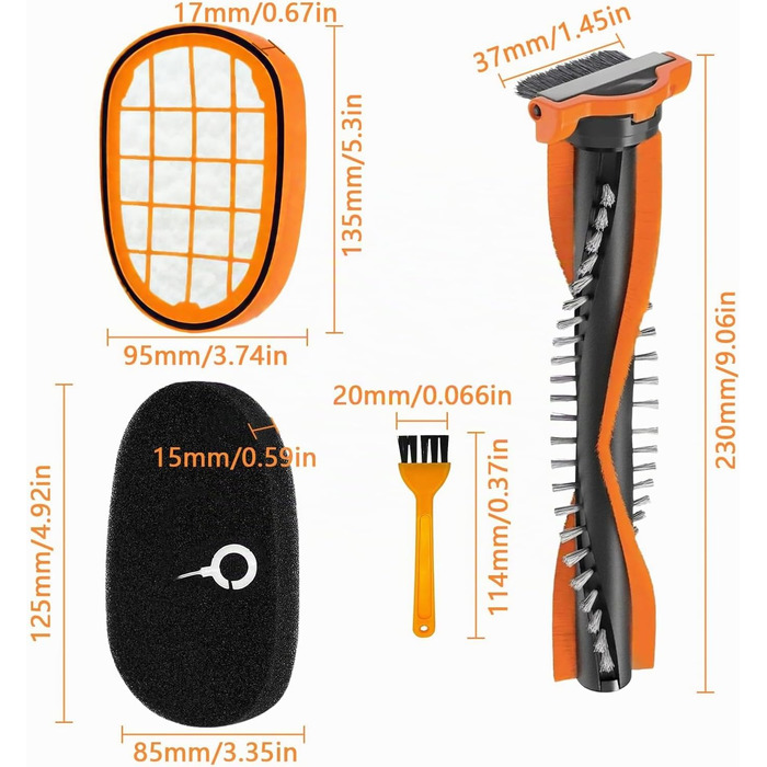 Набір фільтрів для пилососа Philips SpeedPro Max (FC5005/01), 6 шт.