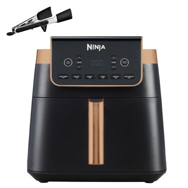 Ninja Double Stack XL Air Fryer SL400EU - Аерофритюрниця з двома кошиками 9.5л, 6 функцій, 8 порцій