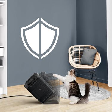 Обігрівач Rowenta Instant Comfort Aqua SO6510F2: тихий, з регулюванням потужності, для ванної кімнати, сірий