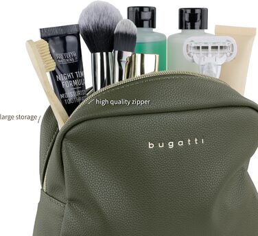 Сумка для косметики Bugatti Ella Olive - туалетна сумочка, органайзер для подорожей