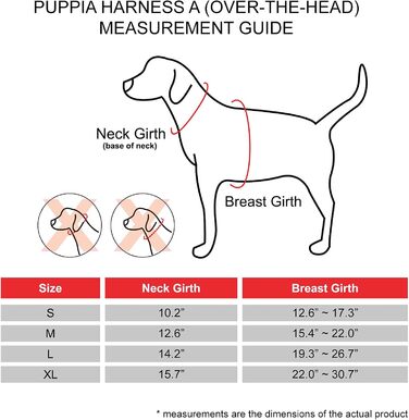 Шлейка для собак Puppia Hepatica A - світло-бежева, регульована, комфортна (L)