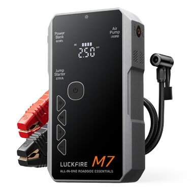 Пауербанк для прикурювання авто M7 SmartIgnition 12V з компресором 60Wh (до 10л бензин/8.5л дизель)