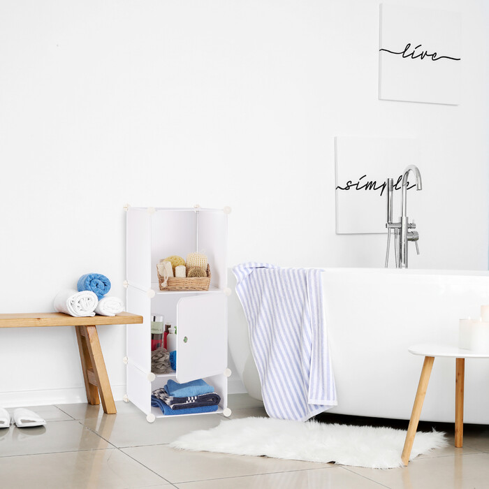 Relaxdays 4-Tier Shelf Organizer