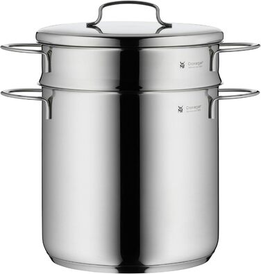 Каструля WMF Mini Kochtopf 16 см з кришкою з нержавіючої сталі Cromargan, 1,5 л, для маленьких порцій, індукційна плита, для одноосібного проживання
