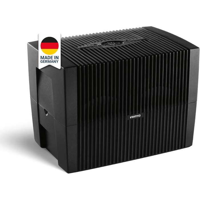 Зволожувач повітря Venta Luftbefeuchter LW25 Comfort Plus: тиха робота 24 дБ, 3 Вт, холодний випар, 7 л, до 45 м², авто, нічний режим, функція аромадифузора, колір білий