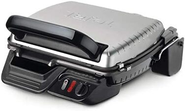 Tefal Contact Grill 2in1 GC3050 | Sandwich Maker | Folds out as a tabletop grill/BBQ with double grilling surface | Adjustable thermostat | Non-stick coated | 2000W | 38.3x21x38.8cm Single without baking function