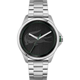 Годинник чоловічий Lacoste LE Croc Analog Quartz сріблястий браслет - 2011131