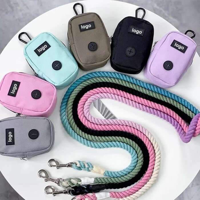 Сумка для ласощів та пакетиків для вигулу собак COOWONE, рожевий колір