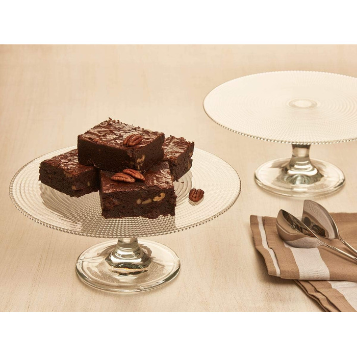 Топкапі Гурме: Патісерська таця з підставкою з скла 'Ліра', Ø 28 см, H 11 см, 1 шт.
