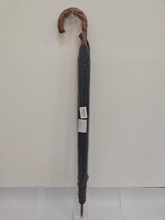 Stormproof Umbrella - XL Wooden Handle Rain Stick Umbrella for Men & Women - 12 Ribs, 118cm, Marine Blue