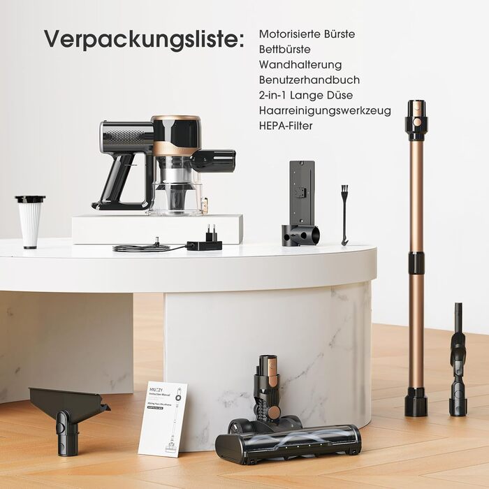 Бездротовий акумуляторний пилосос Lubluelu: легкий, тихий, з LED-дисплеєм, потужний, для дому та авто