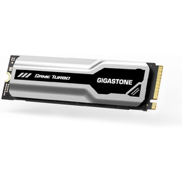 Gigastone M.2 SSD 1TB з радіатором: NVMe SSD 2280 PCIe Gen3 для ігор, графіки та відеомонтажу. Сумісний з ноутбуками та ПК. Швидкість до 3400 МБ/с