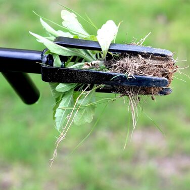 FLORA GUARD 100cm Weed Puller for Standing, 4 High-Strength Claws Made of Hardened Steel and Foot Pedal, Easy Weeding, No Bending Required, Ideal Tool for the Garden