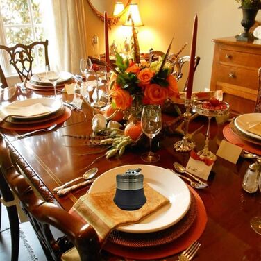 Ручний шліфувальник з прозорою кришкою, 7,6 см, чорний