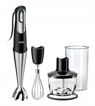 Ручний блендер Braun MQ7035X 1000 Вт, чорний