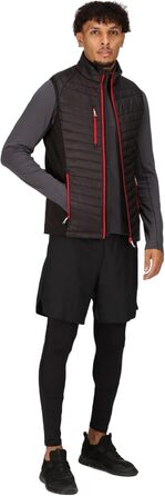 Regatta Bodywarmer Navigate Hybrid для чоловіків (3XL, Чорний) - ізольована жилетка