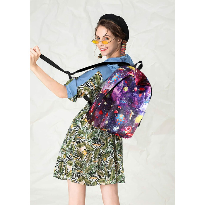 Шкільний рюкзак FANDARE Galaxy: рюкзак для підлітків та дітей з відділенням для ноутбука 14 дюймів, зелений, з пеналом