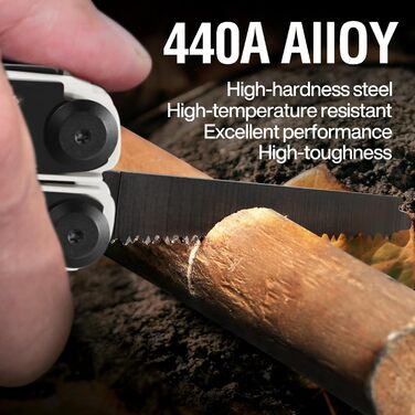 Мультитул MIAOKE 23 в 1 з подарунковою коробкою: викрутки, пила, плоскогубці, ніж для кемпінгу. Ідеальний подарунок для чоловіків