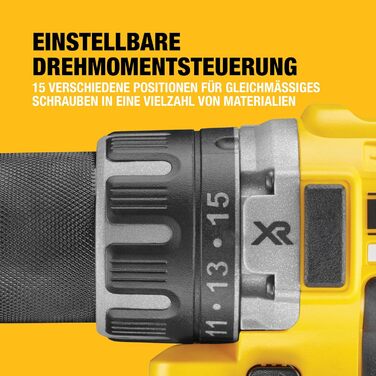 Акумуляторний дриль-шурупокрут DEWALT DCD791NT-XJ, 18V, безщітковий двигун, 13 мм