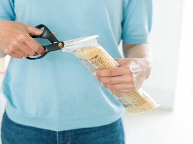 Універсальні ножиці Fiskars Functional Form 21 см, сталь/пластик, чорні