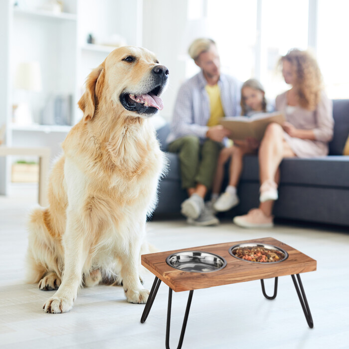 Relaxdays Nap Stand Acacia Wood XL