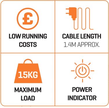 Сушарка для білизни Daewoo HEA1874 розкладна, портативна, електрична, біла, з алюмінієвими крилами, 230W, 15 кг