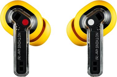Навушники Nothing Ear (a) бездротові Bluetooth з ChatGPT, ANC, покращенням басів та до 42,5 годин відтворення - Жовтий