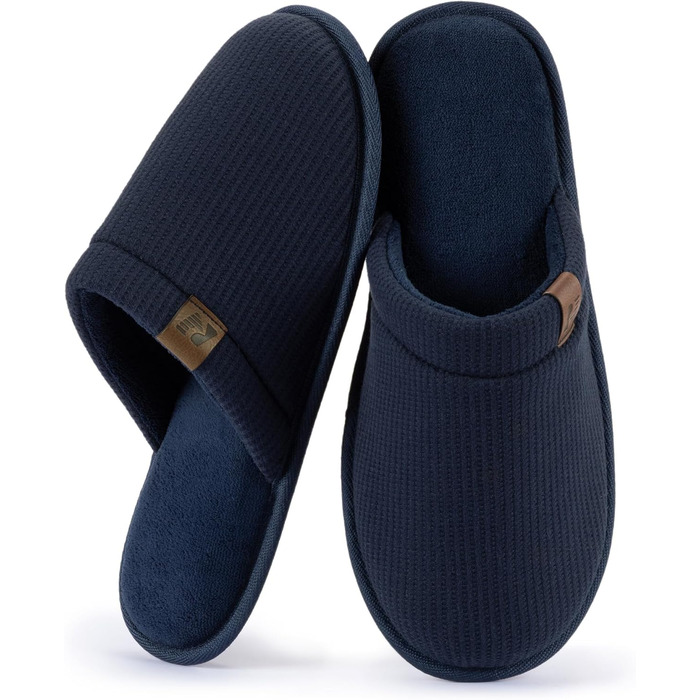 Чоловічі домашні тапочки RockDove LiteStep з вафельної в'язки, розмір 44/45.5 EU, темно-синій