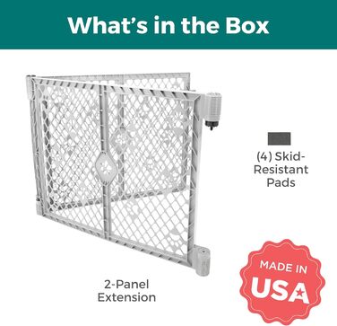 Клітка-вольєр для собак MyPet з 8 панелей, сірого кольору, довговічна та стійка до УФ-випромінювання, портативна, регульована, зручна для тварин, дружній дизайн (з розширенням на 2 панелі, дизайн з відбитком лапи, світло-сіра)