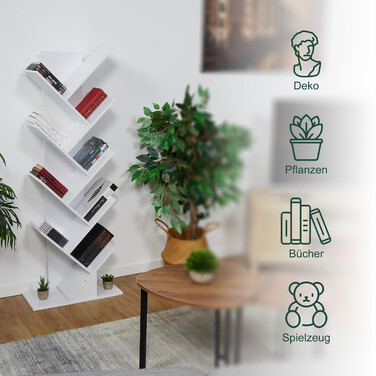 Книжкова шафа Relaxdays 9 рівнів