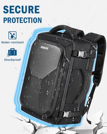 PEKREWS Avata 2 Рюкзак для DJI Goggles 3, RC Motion 3: Водонепроникний рюкзак-валіза з жорстким каркасом для дрона, аксесуарів та ноутбука 17.3
