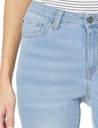 Джинси жіночі Amazon Essentials Skinny з еластичного деніму, висока посадка, колір - вицвілий синій (довжина 42)