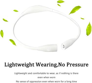 Ліхтарик на шию Lumi Crealis LED, USB-зарядка, 3 кольори, 9 рівнів яскравості, гнучкий, для читання, в'язання, ремонту, кемпінгу (білий)