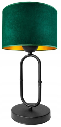 Стильна настільна нічна лампа з велюровим абажуром у сучасному стилі лофт, LED