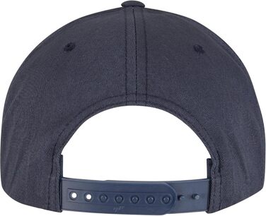 Кепка Flexfit Unisex Classic 5 Panel Snapback, універсальний розмір, темно-синій/чорний