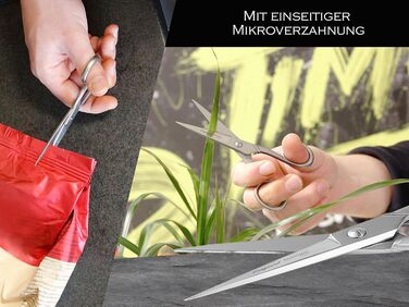 Multipurpose Scissors from Solingen Kitchen Scissors Household Scissors 5 inches Made in Germany Universal Scissors with one-sided micro-serrations perfect for household tasks 12.7 cm Stainless Steel, Rustproof