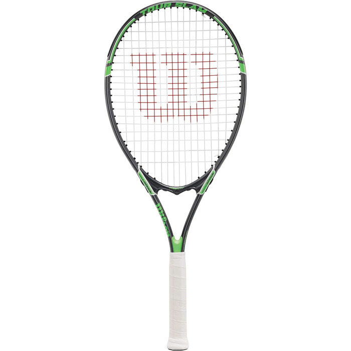 Тенісний ракеточний прилад Wilson Tour Slam для дорослих. Розмір ручки 3 - 4 3/8', зелений/чорний