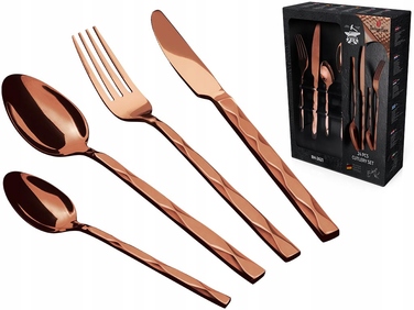 Набір столових приборів Berlinger Haus Rose Gold BH-2621, 24 предмети