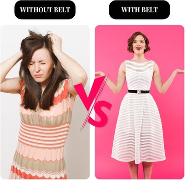 Жіночий еластичний ремінь Amaxiu з золотистою пряжкою, вузький ремінь для талії, чорний